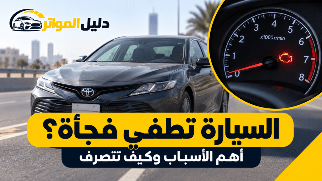 السيارة تطفي فجأة أثناء المشي وأهم أسباب توقف المحرك