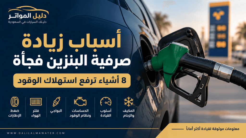 أسباب زيادة صرفية البنزين وارتفاع استهلاك الوقود في السيارة