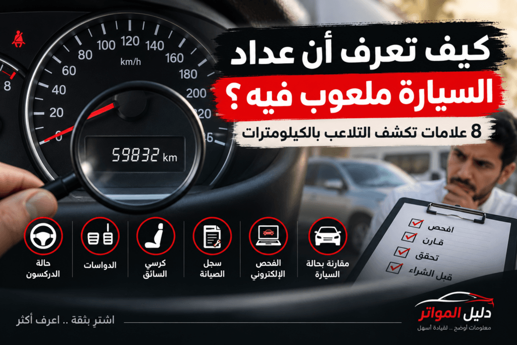 كيف تعرف أن عداد السيارة ملعوب فيه؟ 8 علامات مهمة