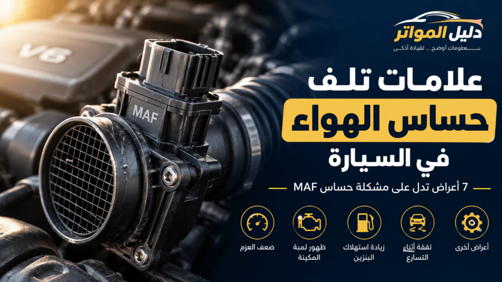 علامات تلف حساس الهواء في السيارة وحساس MAF