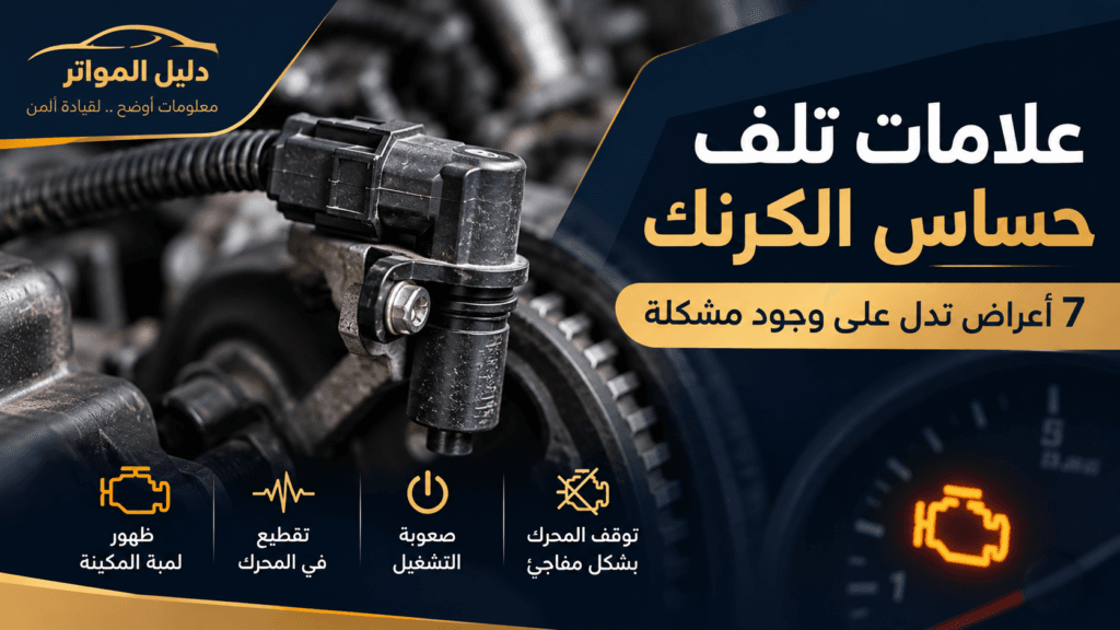 علامات تلف حساس الكرنك في السيارة