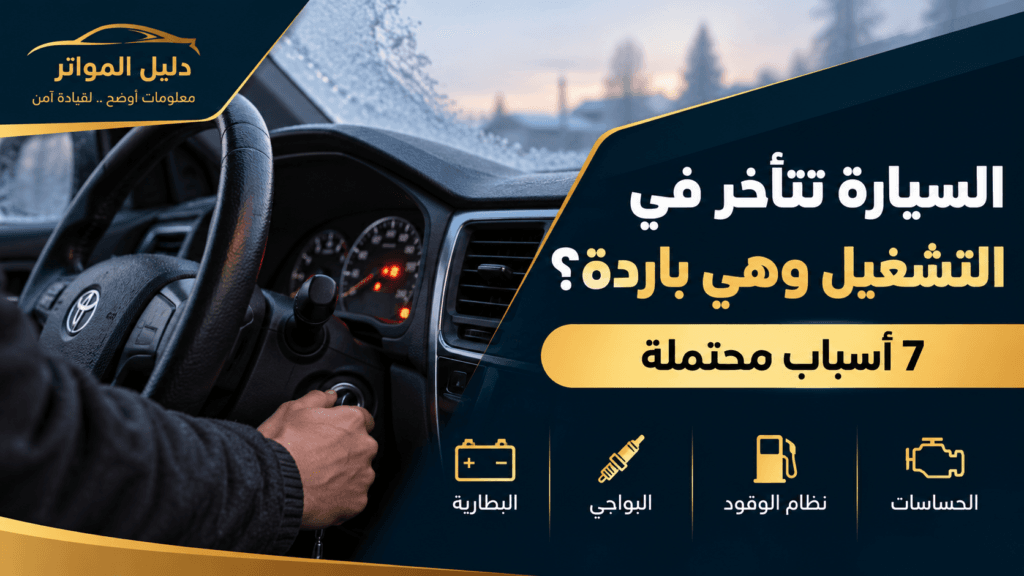 أسباب تأخر تشغيل السيارة وهي باردة
