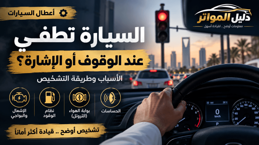 السيارة تطفي عند الوقوف أو الإشارة