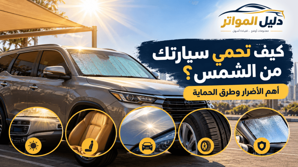 حماية السيارة من الشمس وحرارة الصيف